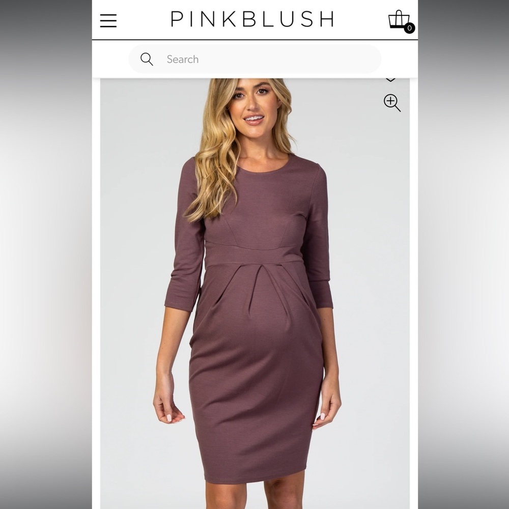 Pinkblush maternity dress
